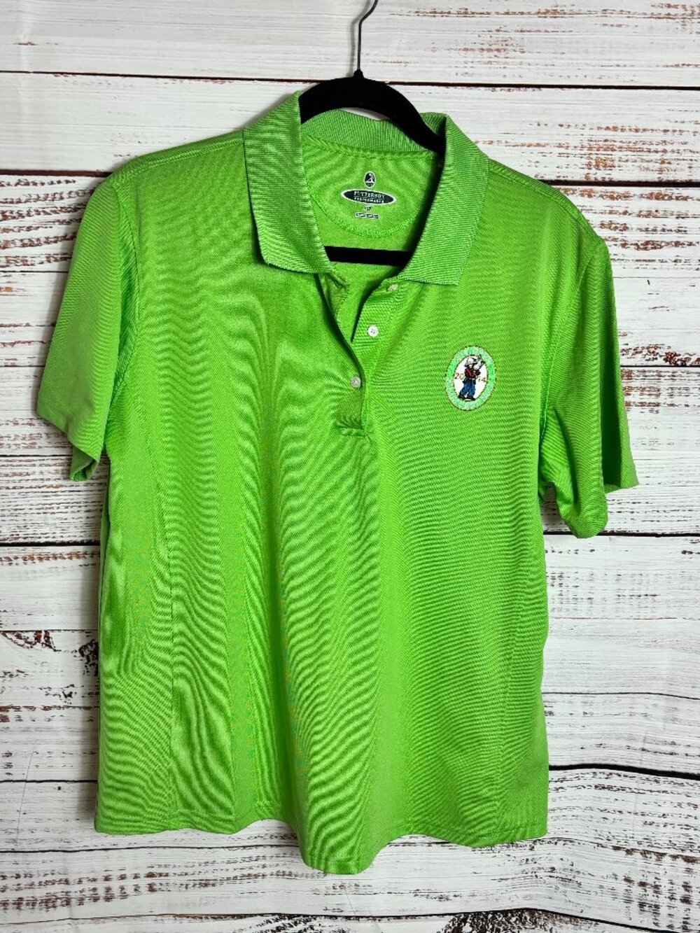 Putterboy Performance 2014 US Open Pinehurst women’s golf shirt green size XL